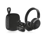 Aligator AUC001 - AUDIO COMBO 3v1: slúchadlá cez hlavu, slúchadlá do uší a reproduktor AUC001