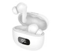 Aligator TWS08WT - Bezdrôtové slúchadlá s ANC 200 mAh + 2x 30 mAh IP40 biela TWS08WT