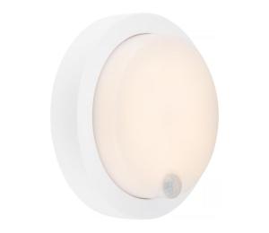 Brilo - LED nabíjateľné vonkajšie nástenné svietidlo s pohybovým senzorom LED/4W/5V 4400 mAh IP44 biele 3765016
