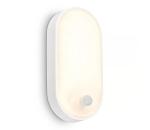 Brilo - LED vonkajšie nástenné svietidlo s pohybovým senzorom RUCH LED/12W/230V IP65 biele 3830016