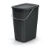 Kôš odpadkový COMPACTA Q FLAP BASIC čierný 12l