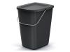 Kôš odpadkový COMPACTA Q FLAP BASIC čierný 9l