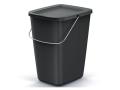Kôš odpadkový COMPACTA Q FLAP BASIC čierný 9l