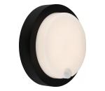 Brilo - LED nabíjateľné vonkajšie nástenné svietidlo so senzorom LED/4W/5V 4400 mAh IP44 čierne 3765015