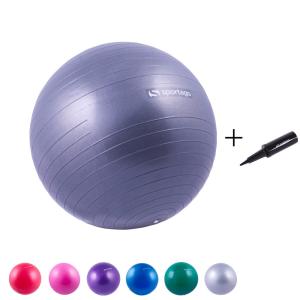 Fitlopta Sportago Anti-Burst 55 cm, vrátanie pumpičky - charcoal grey