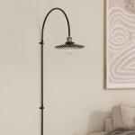 Globen Lighting nástenné svetlo COBBLER, zelená, výška 150 cm, sklo