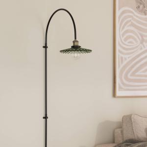 Globen Lighting nástenné svetlo COBBLER, zelená, výška 150 cm, sklo