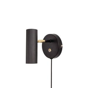 Globen Lighting Nástenné svetlo Hubble, čierne