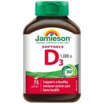JAMIESON Vitamín D3 1000 IU 75 kapsúl