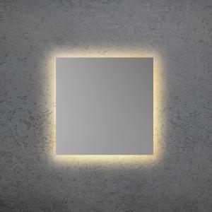 LED nástenné svetlo BLADE Q, matná strieborná, 34 x 34 cm, kovové stmievateľné