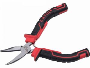 EXTOL PREMIUM Kliešte poľguľaté zahnuté mini, 125mm