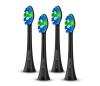 ELDONEX ETB-0001-BK-SADA 4x náhradné hlavice STANDARD pre zubnú kefku Pro čierne ETB-0001-BK
