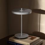 UMAGE LED dobíjacia stolná lampa Asteria Move fog grey uni, 31cm