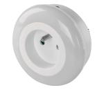 LED Nočné svetlo s čidlom a zásuvkou LED/0,3W/230V P3320