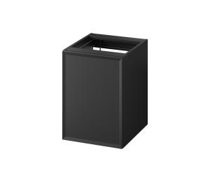Cersanit S1022-012 -Závesná kúpeľňová skrinka s košom na bielizeň MILLE 40x45 cm čierna S1022-012