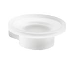 Gedy - Nástenná mydelnička PIRENEI mliečne sklo/matná biela PI1102