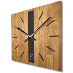 Drevené nástenné hodiny Oak Classic 50cm Flexistyle z250a