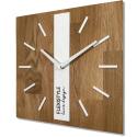 Drevené nástenné hodiny Dub Classic 30cm Flexistyle z250a