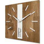Drevené nástenné hodiny Dub Classic 30cm Flexistyle z250a