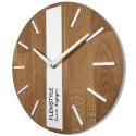 Drevené nástenné hodiny Dub Classic 30cm Flexistyle z250