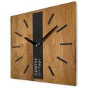 Drevené nástenné hodiny Oak Classic 30cm Flexistyle z250a