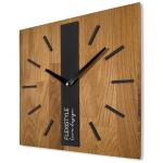 Drevené nástenné hodiny Oak Classic 30cm Flexistyle z250a