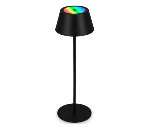 Brilo - LED RGB nabíjateľná dotyková stolná lampa KIKI LED/2,6W/5V IP44 2600 mAh čierna 7466015
