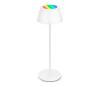 Brilo - LED RGB dotyková nabíjacia stolná lampa KIKI LED/2,6W/5V IP44 2600 mAh biela 7466016