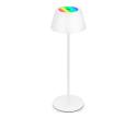 Brilo - LED RGB dotyková nabíjacia stolná lampa KIKI LED/2,6W/5V IP44 2600 mAh biela 7466016