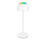 Brilo - LED RGB dotyková nabíjacia stolná lampa KIKI LED/2,6W/5V IP44 2600 mAh biela 7466016