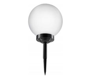 SmartLED LED solárna lampa LED/1,2V 6500K 200 mAh pr. 25 cm IP44 biela/čierna 7235