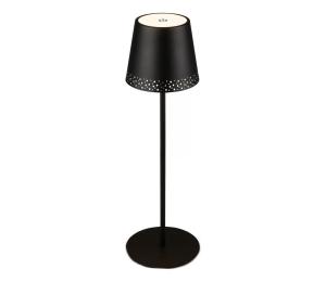 Brilo - LED nabíjateľná dotyková stolná lampa KIKI LED/2,6W/5V IP44 2600 mAh čierna 7438-015
