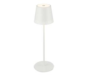 Brilo - LED nabíjateľná dotyková stolná lampa KIKI LED/2,6W/5V IP44 2600 mAh biela 7438-016