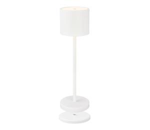Briloner 7521016 - LED stmievateľná stolová lampa SIGO 2,5W/5V IP44 2600 mAh biela 7521016
