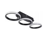 SmartLED Stmievateľné LED stropné svietidlo 30 W / 230 V, 3000–6500 K, čierne, Wi‑Fi (Tuya) + diaľkový ovládač 6845