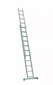 ITOSS Rebrík hliníkový HOBBY 2x14, dvojdielny, univerzálny, výsuvný