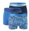 O`NEILL - boxerky 3PACK cotton stretch ocean melody & outer space tones