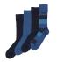 BOSS - ponožky 4PACK exclusive BOSS navy v darčekovom balení