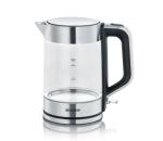 Severin WK 3420 - Rýchlovarná kanvica 1,7 l 2200W/230V nerez/sklo WK 3420