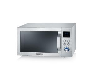 Severin MW 7774 - Mikrovlnná rúra 3 v 1, 1950 W/230 V, 25 l, nerezové prevedenie MW 7774