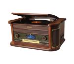 Roadstar HIF-1996D+BT – Hi‑Fi sústava s gramofónom, rádiom, CD a kazetovým prehrávačom 40W/230V + diaľkové ovládanie HIF-1996D+BT