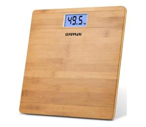 G3Ferrari G30042 - Digitálna osobná váha s bambusovým povrchom, napájanie 2xAAA G30042