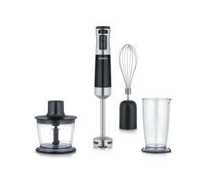 Severin SM 3772 - Tyčový mixér s príslušenstvom 600W/230V nerez/čierna SM 3772