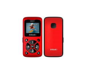 Evolveo - EasyPhone ID, mobilný telefón pre seniorov, červený EP-400-IDR