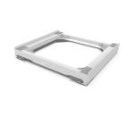 Meliconi 656146 -Antivibračná podložka pod práčku s výsuvnými kolieskami 61 cm biela 656146