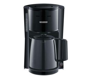 Severin KA 9306 - Kávovar s termokonvicou 1 l 1000W/230V čierny KA 9306