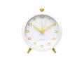 Budík Button Retro Karlsson KA6143YE, 10cm