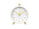 Budík Button Retro Karlsson KA6143YE, 10cm