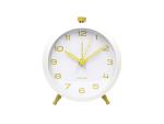 Budík Button Retro Karlsson KA6143YE, 10cm