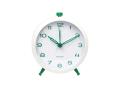 Budík Button Retro Karlsson KA6143GR, 10cm